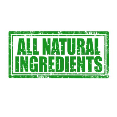 tüm doğal maddeler damgası