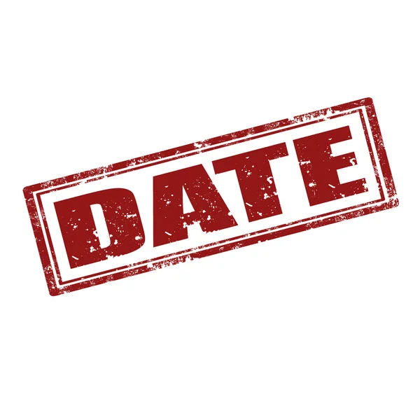 Date-stamp — Stock Vector