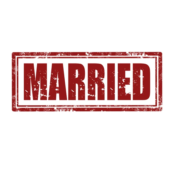 Sello de casada — Archivo Imágenes Vectoriales