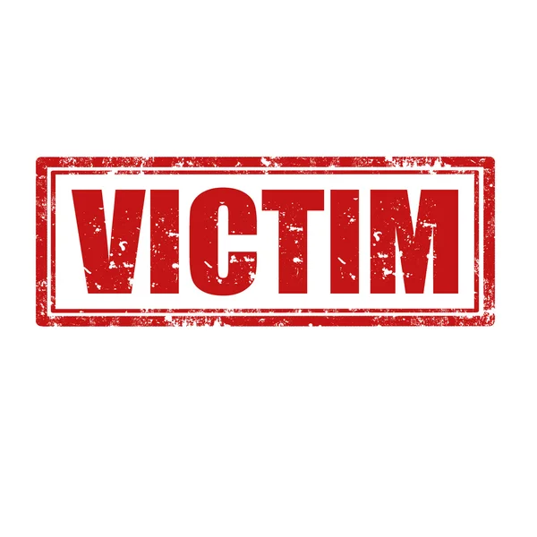 Victim-stamp — Stock Vector