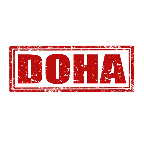 DOHA stamp — Stock Vector