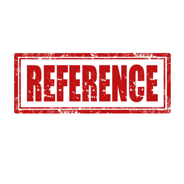 Reference-stamp — Stock Vector