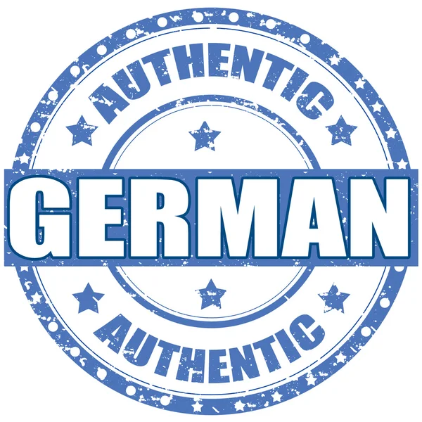 Αυθεντικό γερμανικό — Διανυσματικό Αρχείο