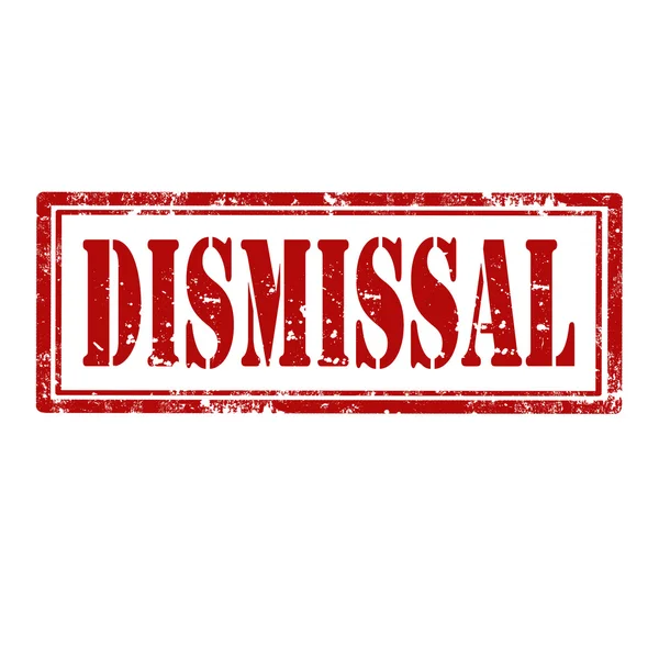 Dismissal-stamp — Stock Vector