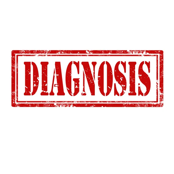 Diagnose-Stempel — Stockvektor
