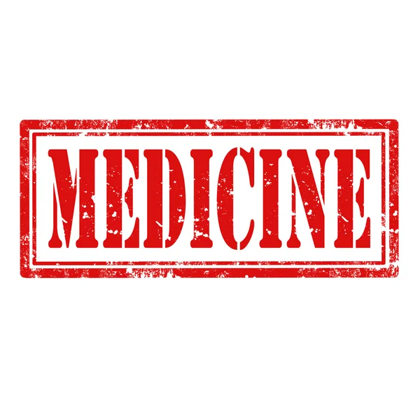 Medicine-stamp — Stock Vector