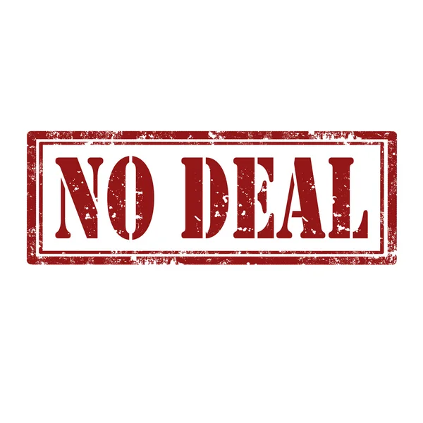 Geen deal-stempel — Stockvector