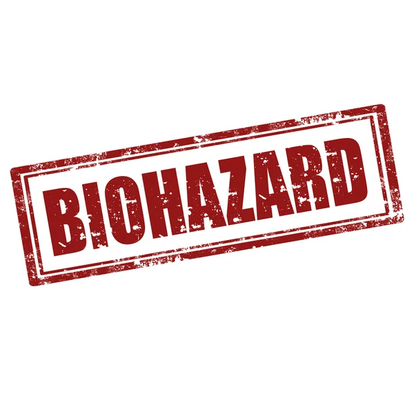 Biohazard-stamp — Stock Vector