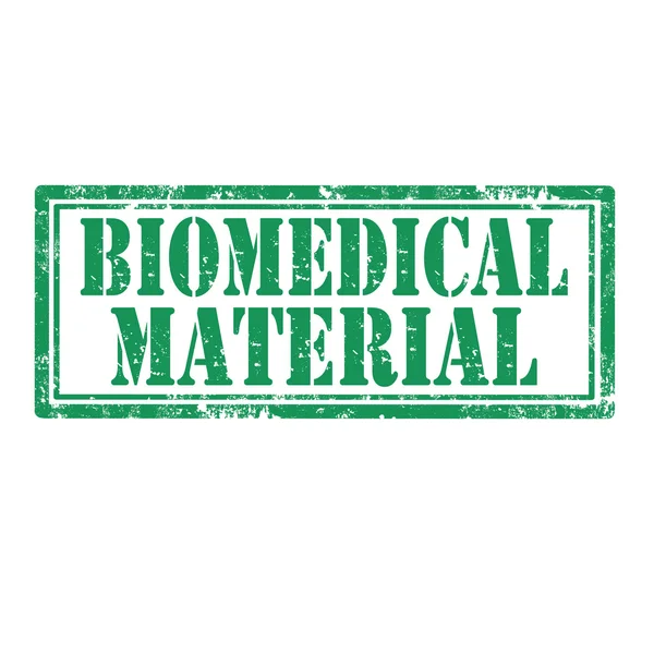Carimbo de material biomédico —  Vetores de Stock