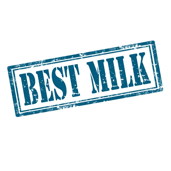 Bästa mjölk-stämpel — Stock vektor