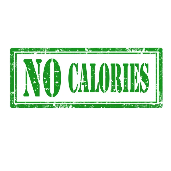 No Calories-stamp — Stock Vector