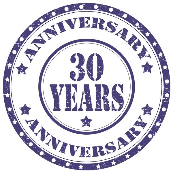 Anniversary 30 Years — Stock Vector