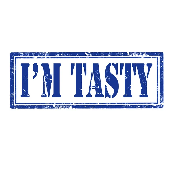 I'm Tasty-stamp — Stock Vector