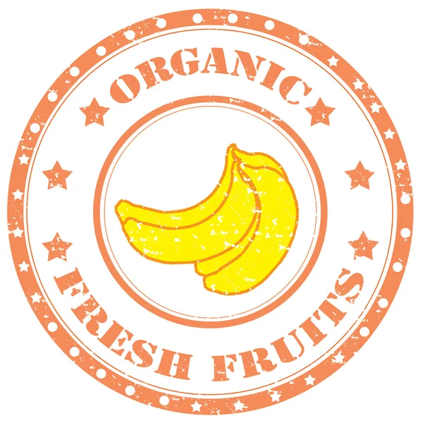 Sello de fruta fresca — Archivo Imágenes Vectoriales