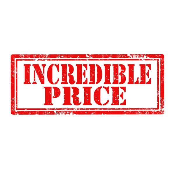 Incredible Price-stamp — Stock Vector
