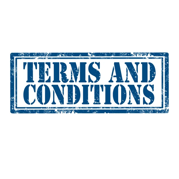 Terms And Conditions-stamp — Stock Vector