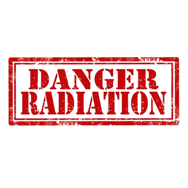 Nebezpečí radiace — Stockový vektor
