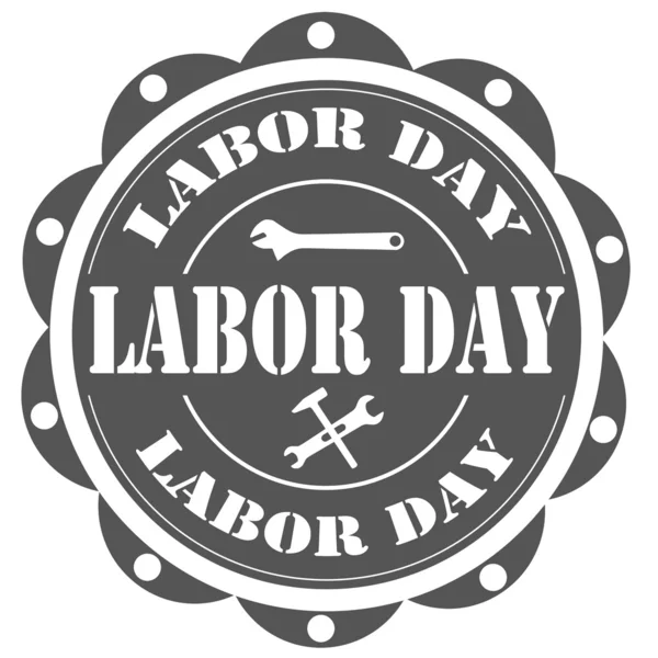 Labor Day-label — Stock Vector