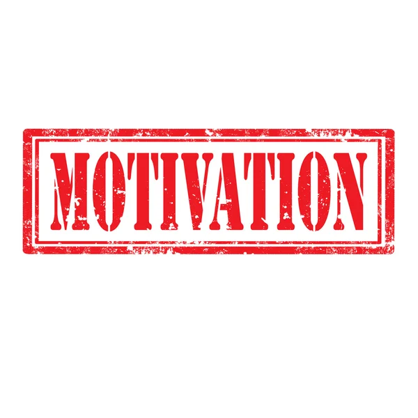 Motivatie stempel — Stockvector