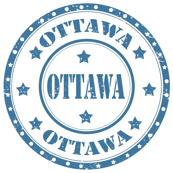 Timbre d'Ottawa — Image vectorielle