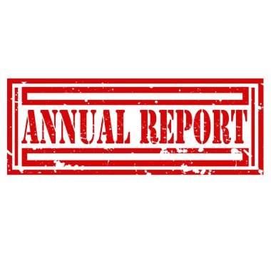 yıllık rapor damgası