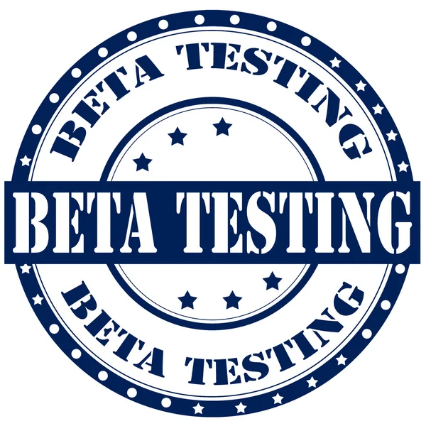 Beta Testing-label — Stock Vector