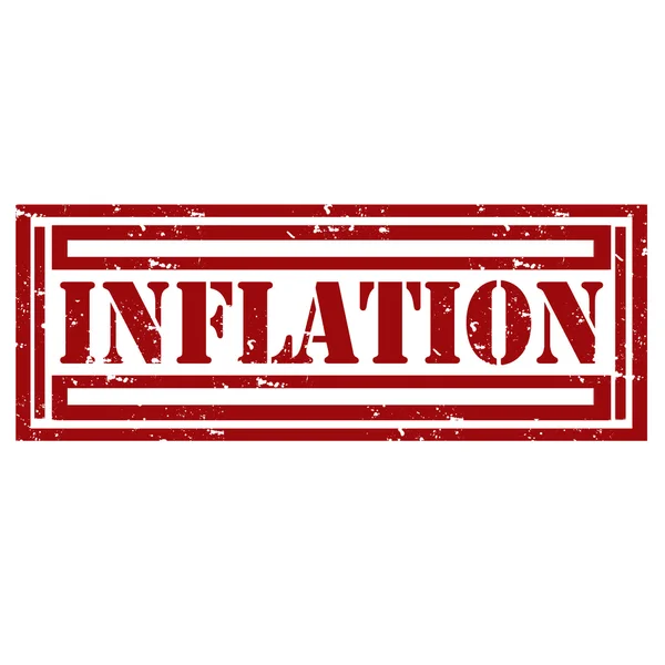 Inflationen-stämpel — Stock vektor