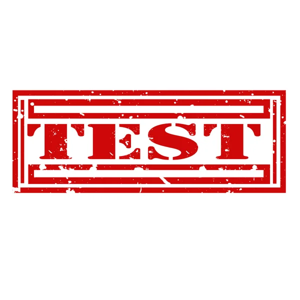 Test-stamp — Stock Vector
