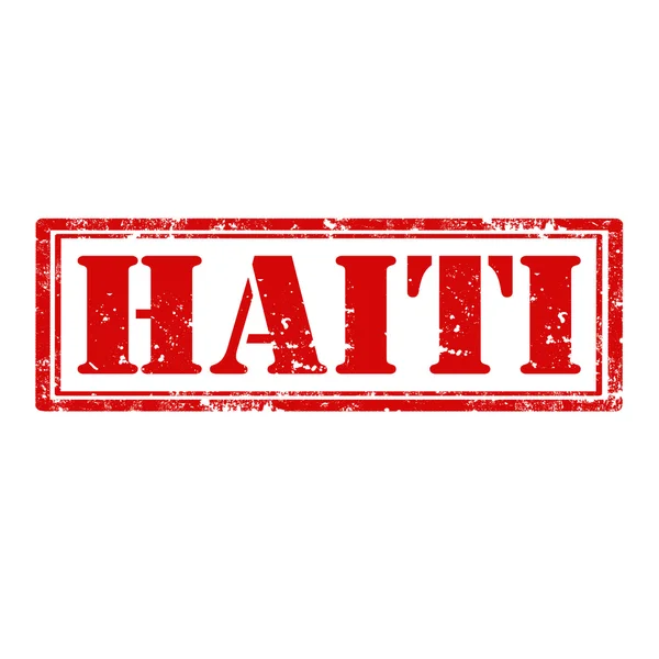 Haïti-stempel — Stockvector