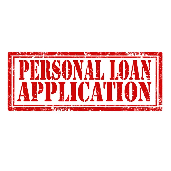 Personal Loan Application — Stock Vector