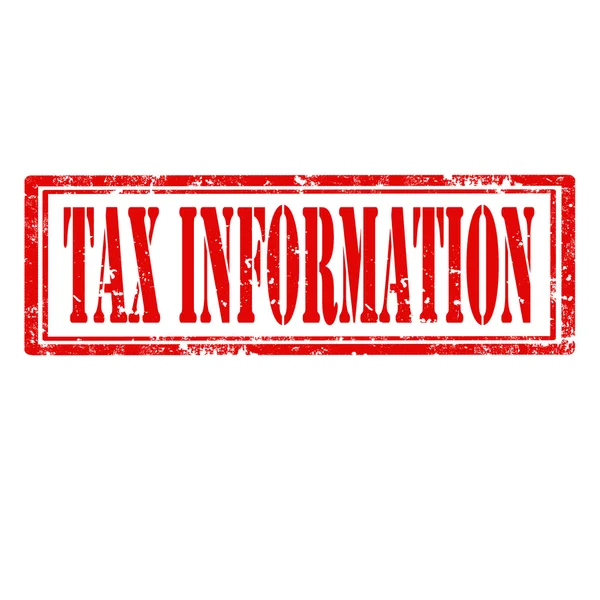 Steuerinformationsstempel — Stockvektor