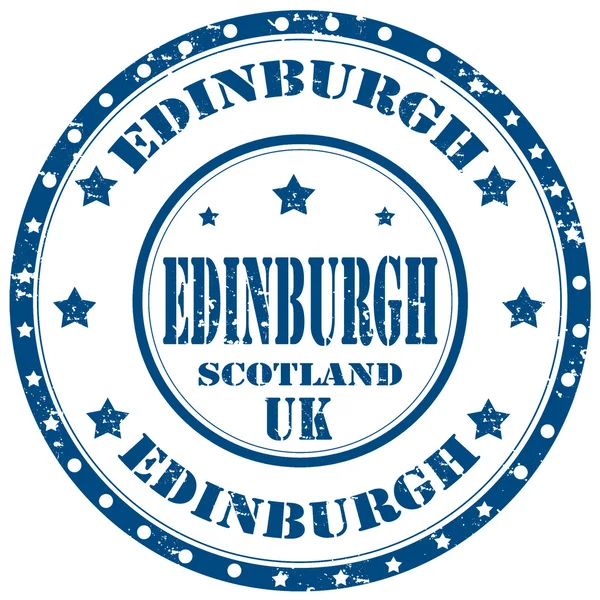 Edinburgh-stamp — Stock Vector