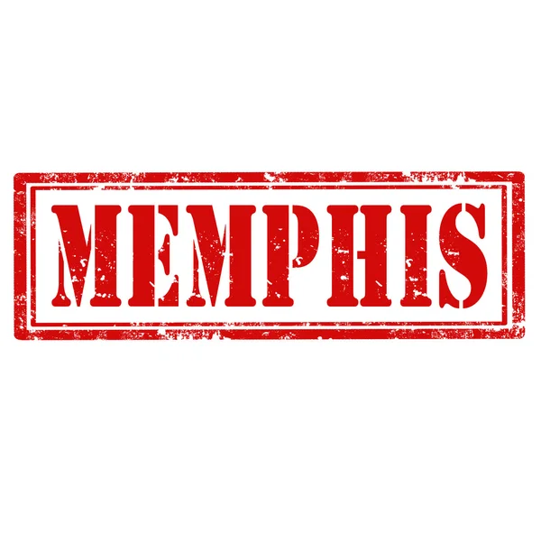 Memphis-stamp — Stock Vector