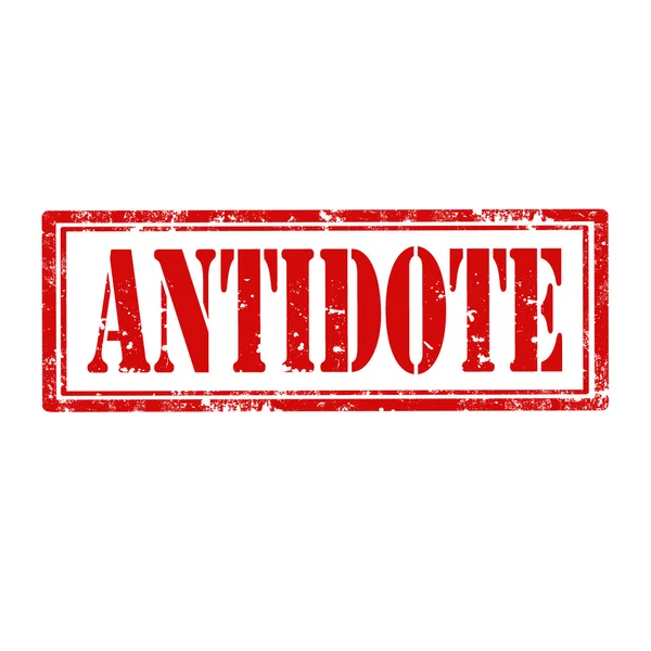 Timbro antidoto — Vettoriale Stock