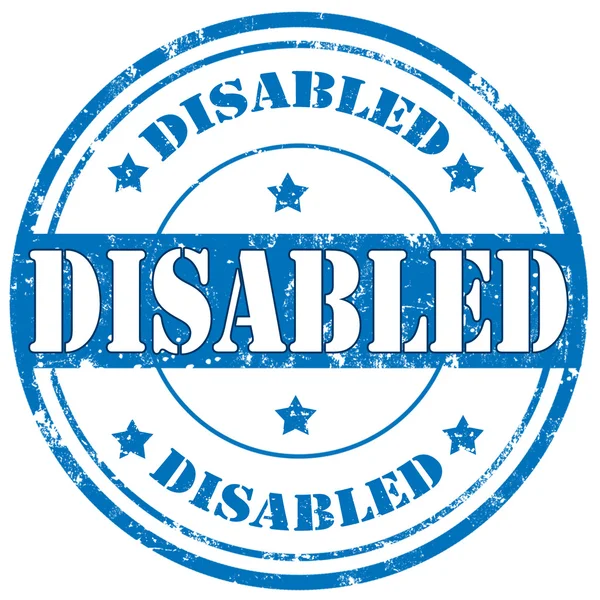 Sello para discapacitados — Archivo Imágenes Vectoriales