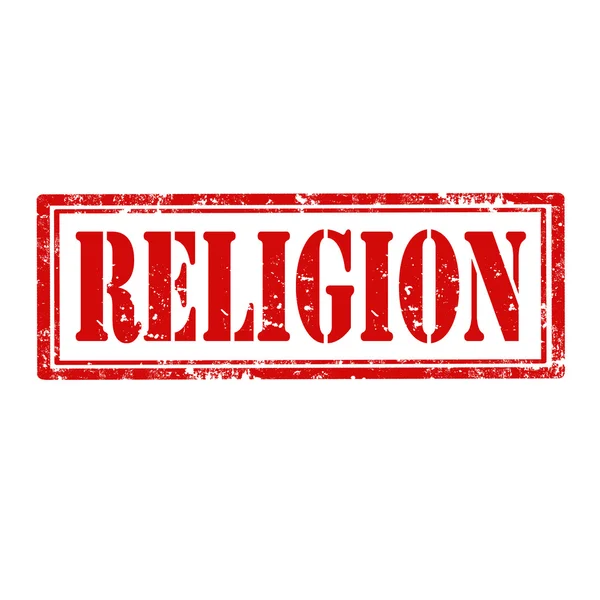 Релігія штамп — стоковий вектор