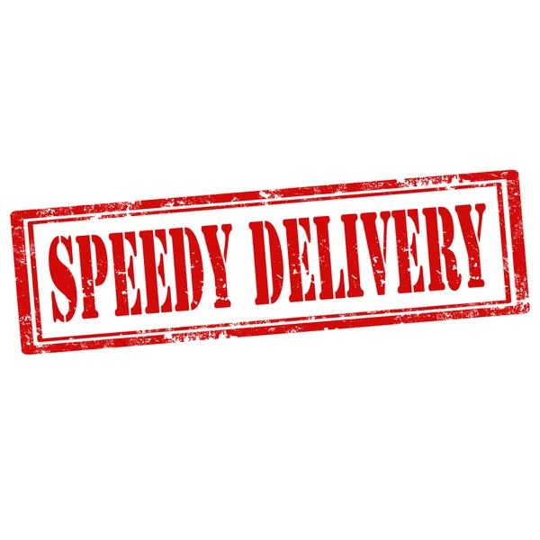 Speedy Delivery-stamp — Stock Vector