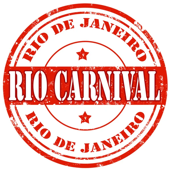 Rio carnival-stämpel — Stock vektor