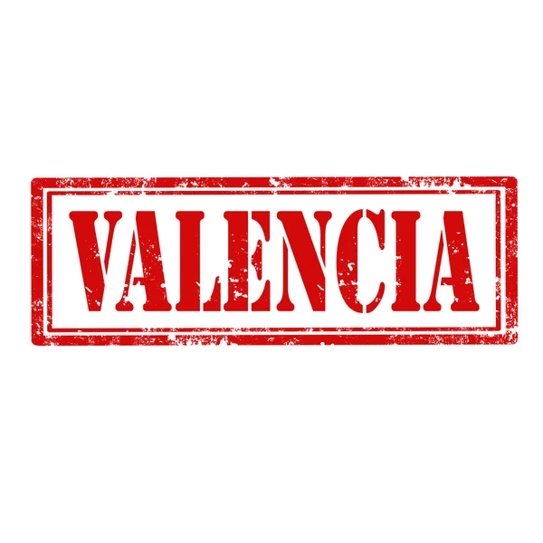 Sello Valencia — Archivo Imágenes Vectoriales