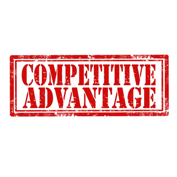 Ανταγωνιστικό πλεονέκτημα-σφραγίδα — Διανυσματικό Αρχείο