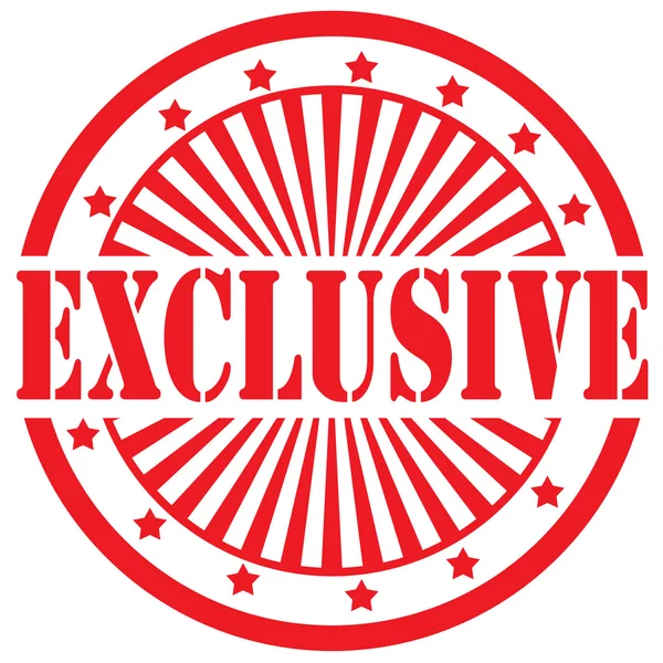 Exclusive-label — Stock Vector