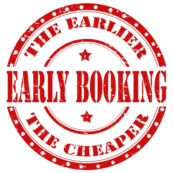 Early Booking-stamp — Stock Vector