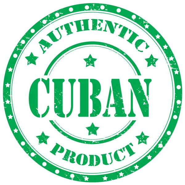 Cuban-stamp — Stock Vector