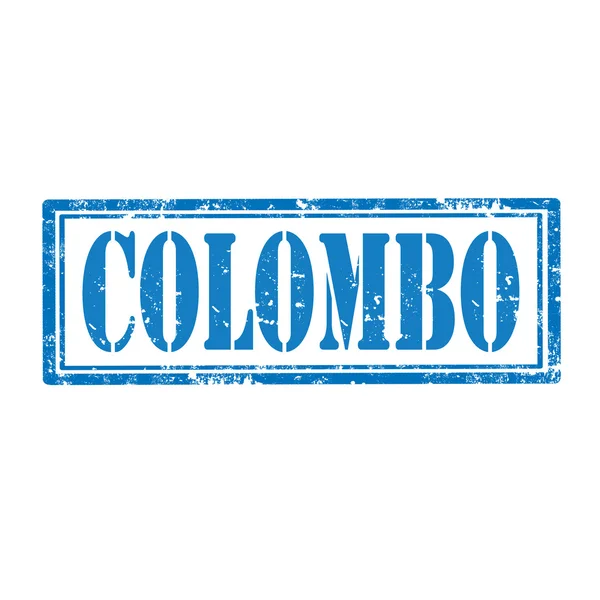 Colombo-stamp — Stock Vector