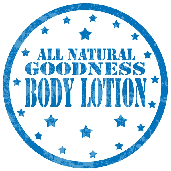 Body Lotion-stamp — Stock Vector