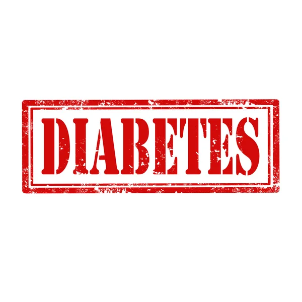 Sello de diabetes — Vector de stock