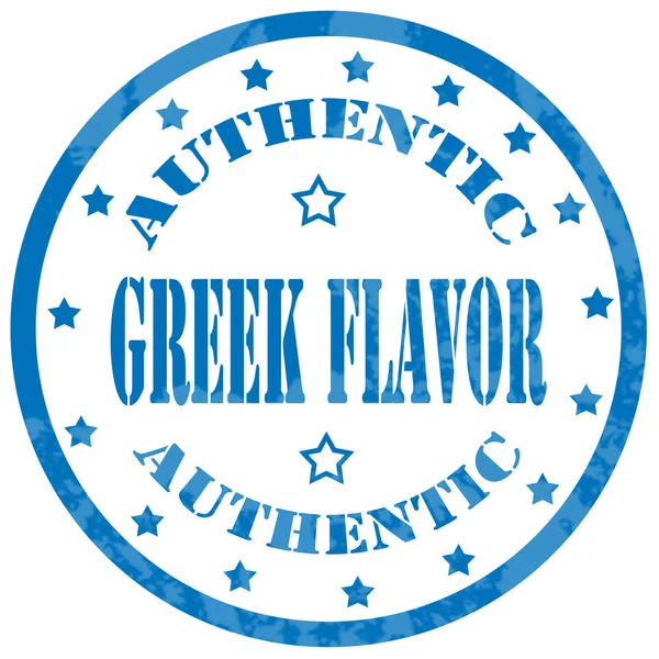 Carimbo grego de sabor — Vetor de Stock