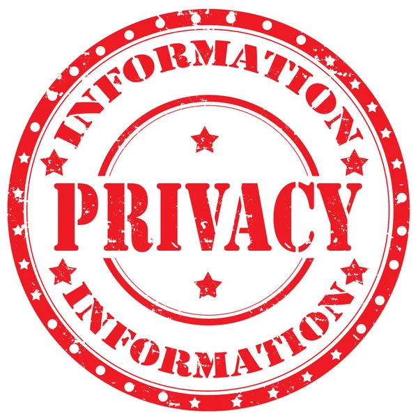 Sello de privacidad — Archivo Imágenes Vectoriales
