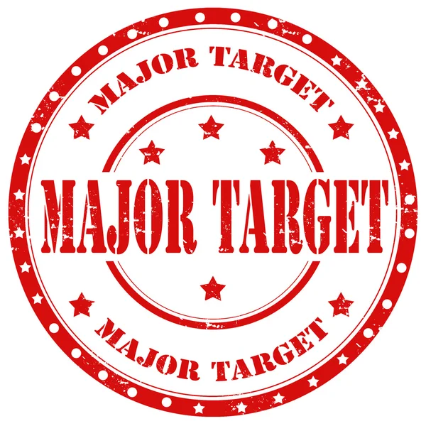 Major Target-stamp — Stock Vector