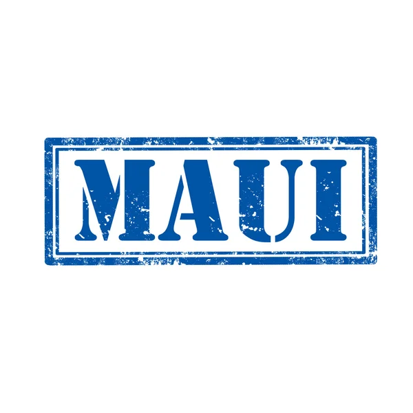 Maui-stamp — Stock Vector